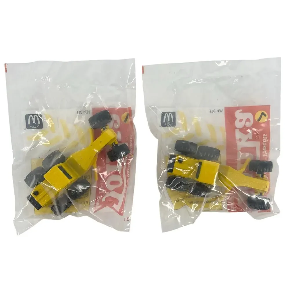 90s McDonald’s Tonka Toys Grader  set of 2 1994 vintage